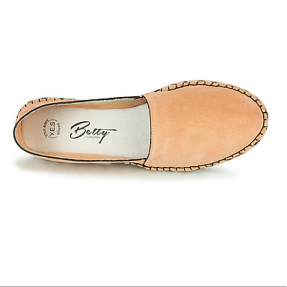 Betty London handmade leather espadrilles Memory Foam NWT New NIB 36 UK/6 US - Picture 6 of 14